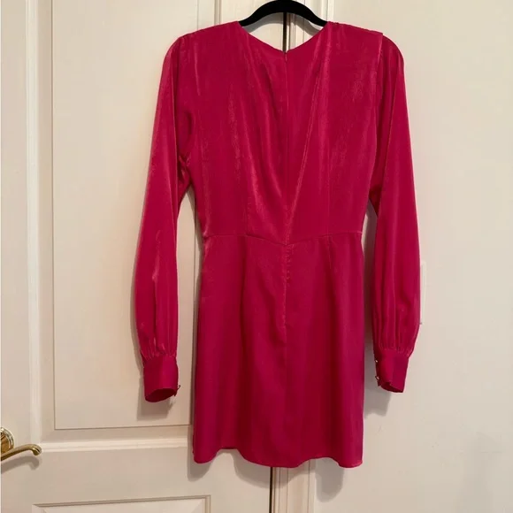 House of Harlow 1960 Lotta dress in fuchsia